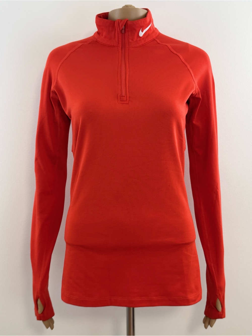 Nike Pro Combat, Therma-Fit Quarter-Zip Performance Top, Women's Size Small